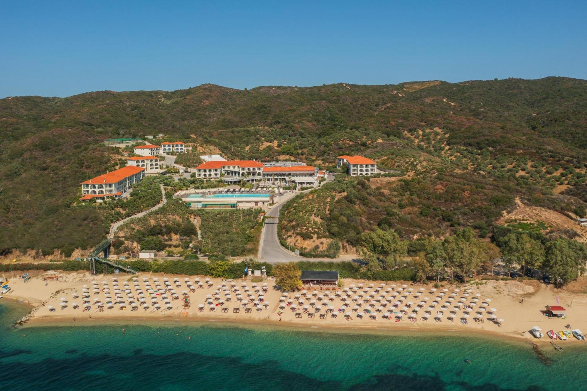Akrathos Beach Hotel Ouranoupoli Eksteriør bilde