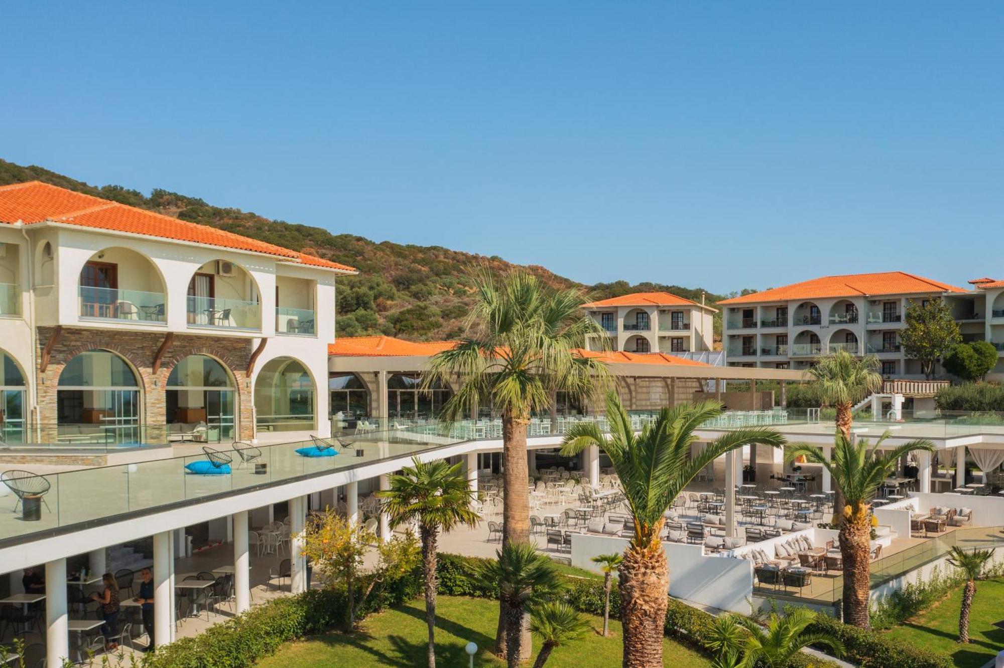 Akrathos Beach Hotel Ouranoupoli Eksteriør bilde