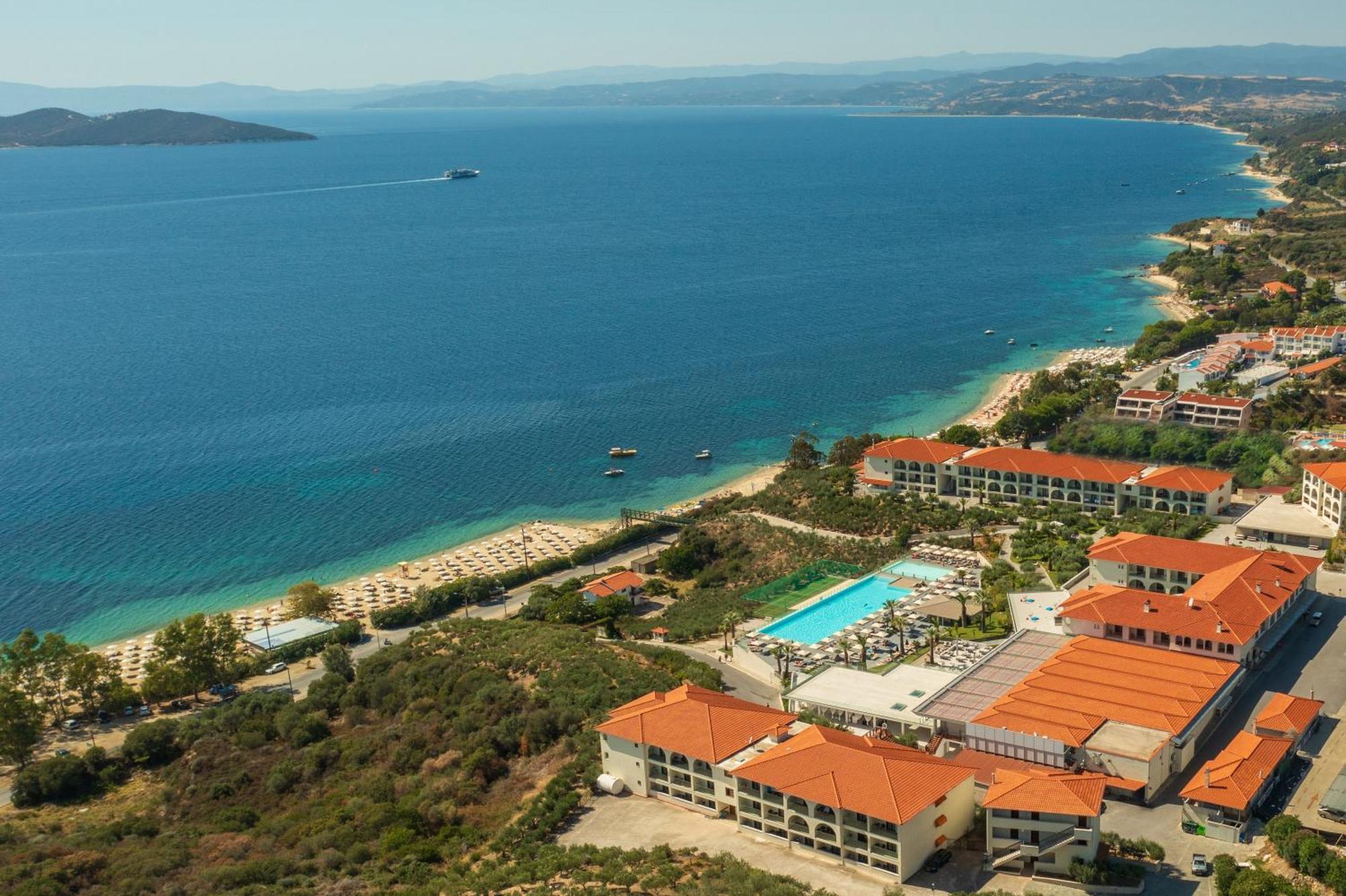 Akrathos Beach Hotel Ouranoupoli Eksteriør bilde