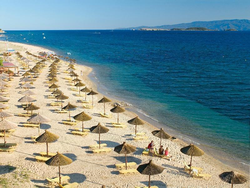 Akrathos Beach Hotel Ouranoupoli Eksteriør bilde